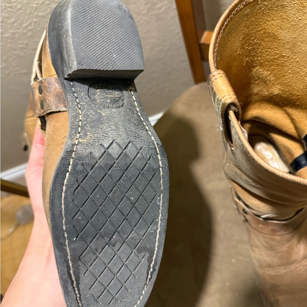 Frye Harness Leather Western Boots View 3